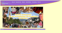 Desktop Screenshot of christuskirche.at