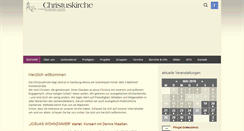 Desktop Screenshot of christuskirche.de