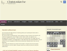 Tablet Screenshot of christuskirche.de